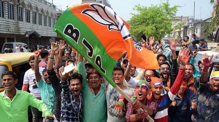 bjp vs left 