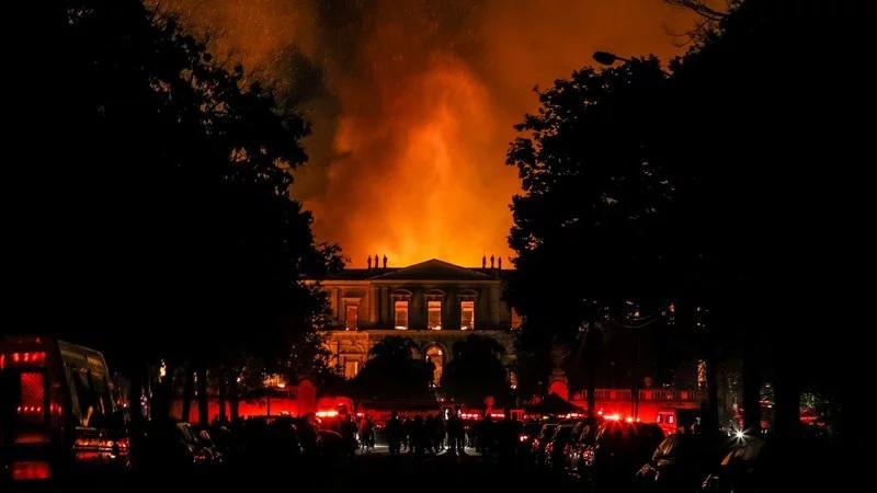 Brazil Museum Fire