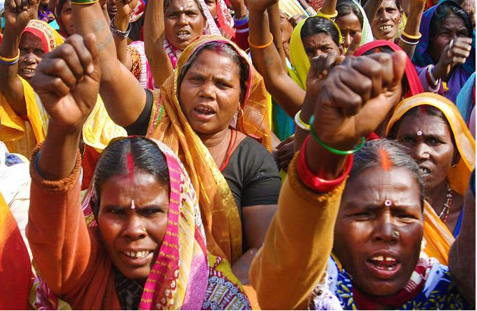woman voter in india 