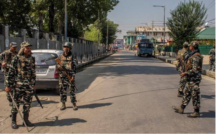 Restriction in kashmir