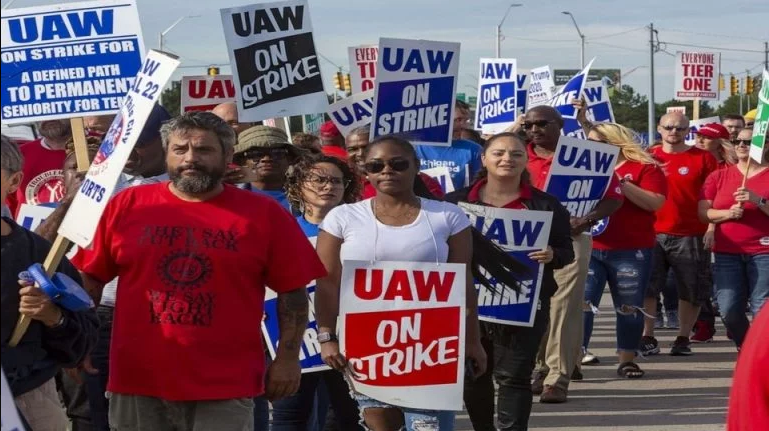 workers protest