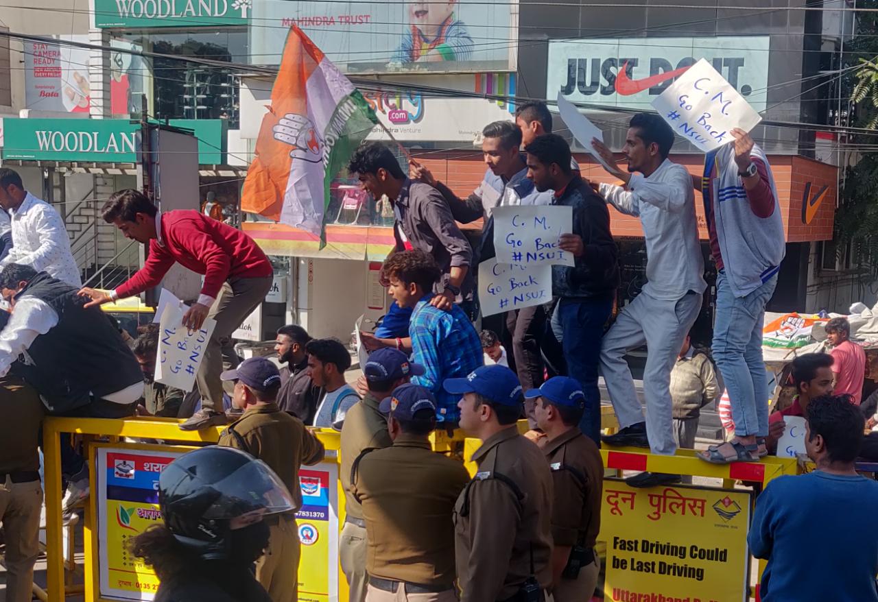uttrakhand student protest