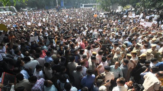 police protest
