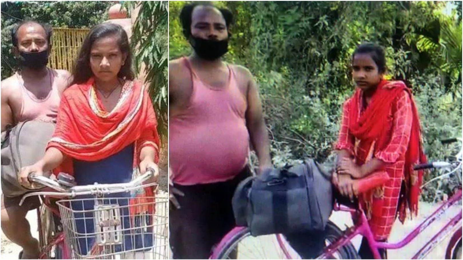 बीमार पिता को साइकिल से लाने वाली ज्योति