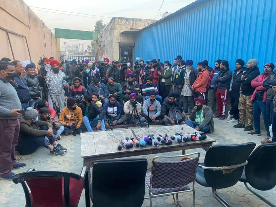 Farmers protest