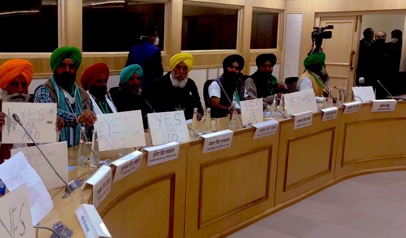 Farmers protest