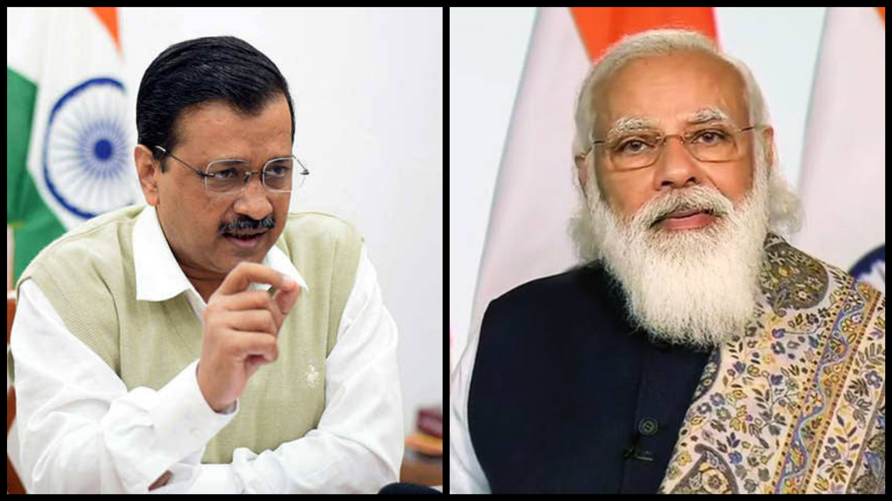 modi and kejriwal