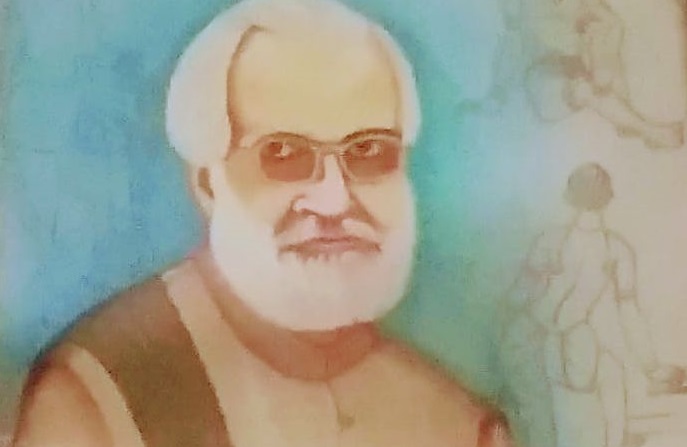 शबीह चित्र, चित्रकार: उमानाथ झा, साभार: रक्षित झा