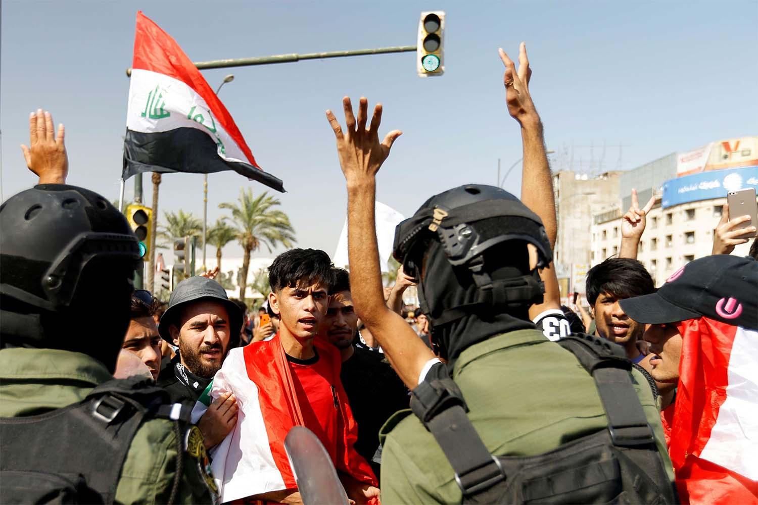 iraq protest 