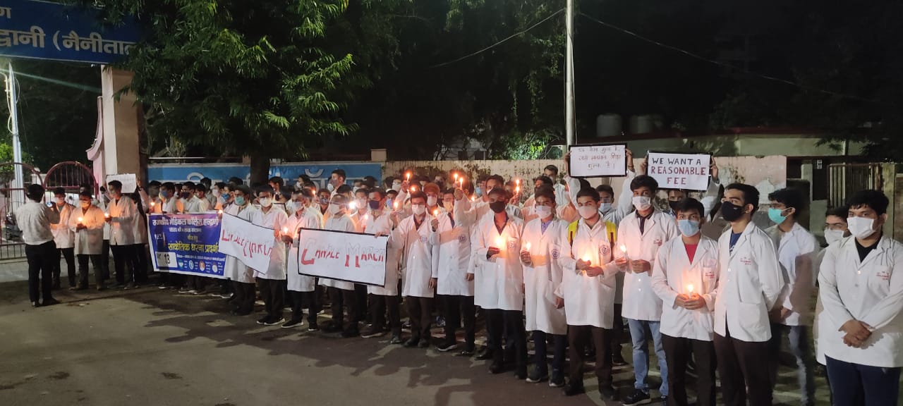 Haldwani medical college students 