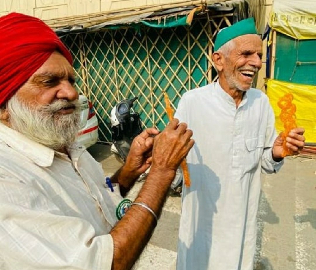 farmers celebrating