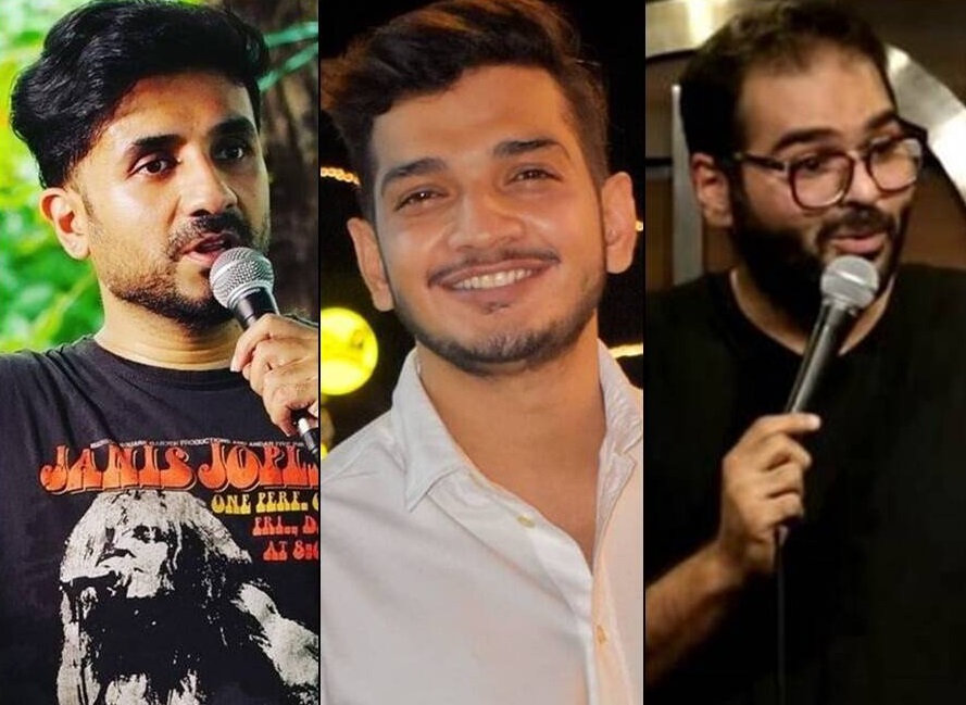  Vir Das, Kunal Kamra and Munavvar