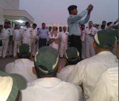 workers protest