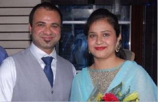 Dr kafeel and his wife