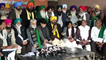 Farmers protest