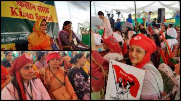 किसान संसद : महिला किसानों की ललकार, गद्दी छोड़े मोदी सरकार