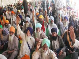 किसान आंदोलन के 9 महीने पूरे: सिंघू बॉर्डर पर किसानों का राष्ट्रीय सम्मेलन शुरू 