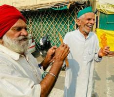 farmers celebrating