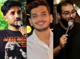  Vir Das, Kunal Kamra and Munavvar